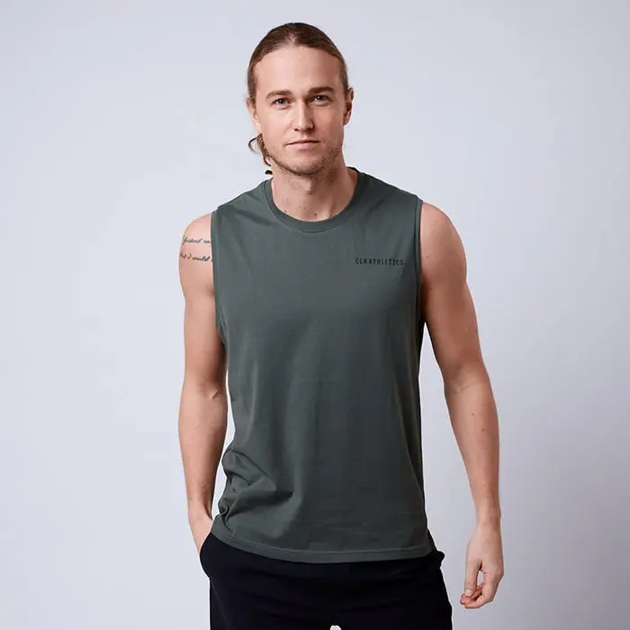 CLN ATHLETICS Phantom Sleeveless, Moss Green