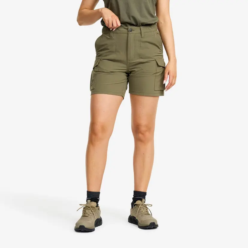 RevolutionRace Adventure Cargo Stretch Shorts Dame Kalamata