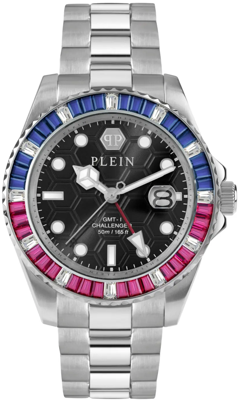 Philipp Plein Philipp Plein Herreklokke PWPZA0124 Challenger Sort/Stål Ø44 mm