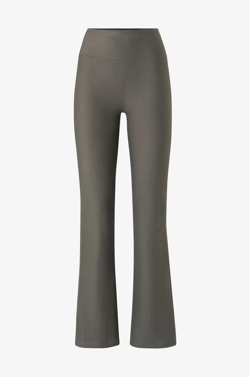 Rohnisch Treningstights Ribbed R Flare HW Tight - Grønn