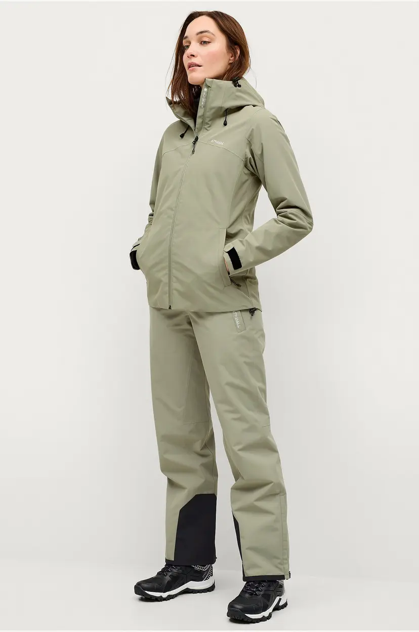Áhkká Skallbukse Shell Pant W - Grønn