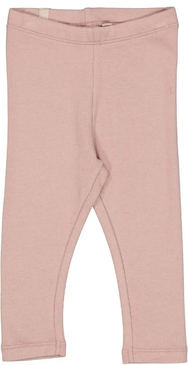 Wheat Wheat Baby Rib Leggings Powder Brown (80 / 1 år)