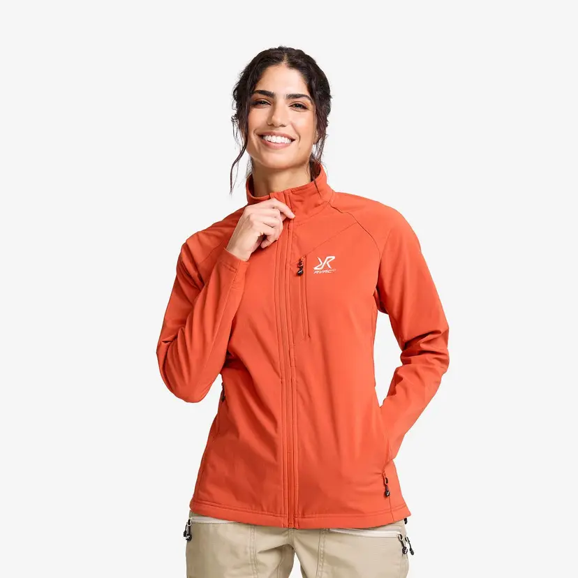 RevolutionRace Exciter Stretch Jacket Dame Mecca Orange