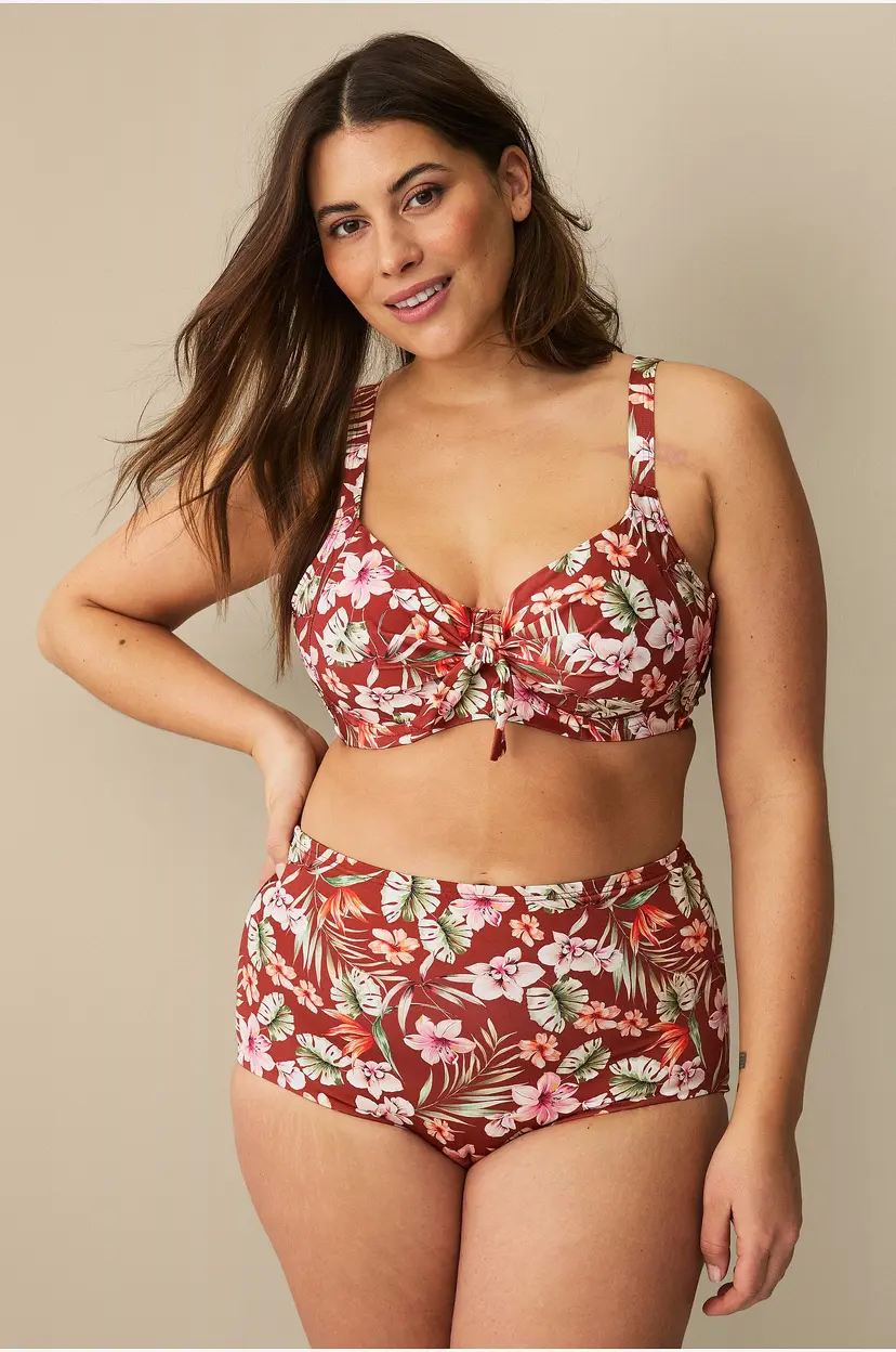Ellos Plus collection Bikiniunderdel med shaping-effekt - Rød