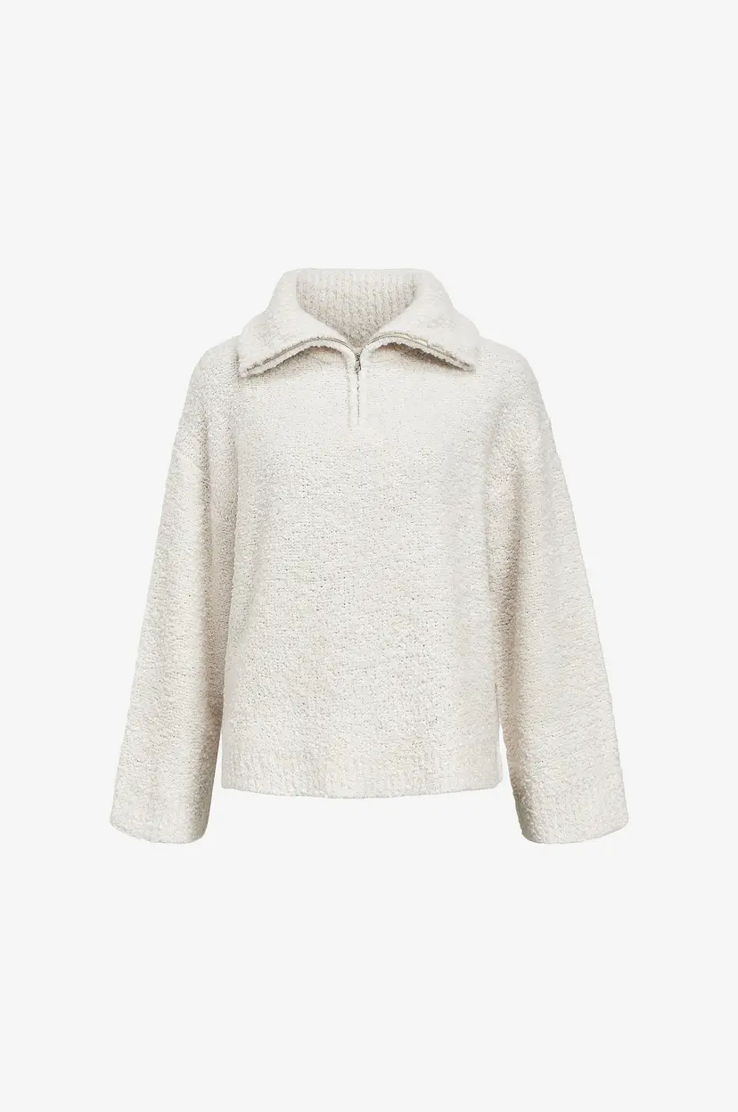 Object Collectors Item Genser objTolatya Knit LO L/S Pullover 135 - Hvit