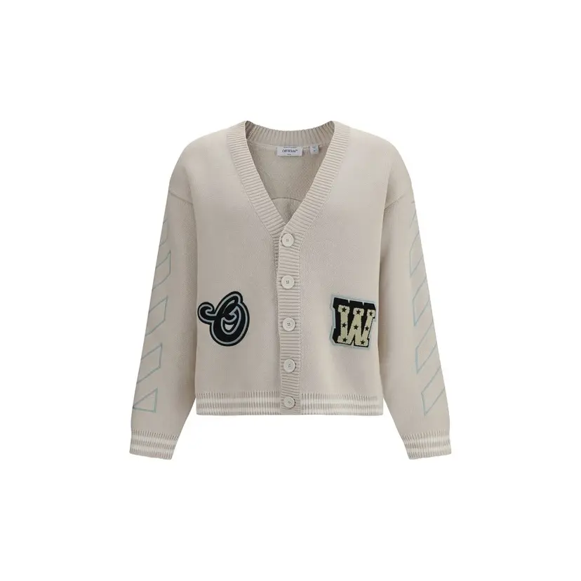 Off White Off-White Cardigans – Beige