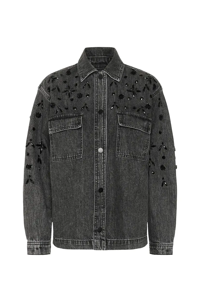 Kaffe Denim jakke kaJaiden Denim Jacket - Grå