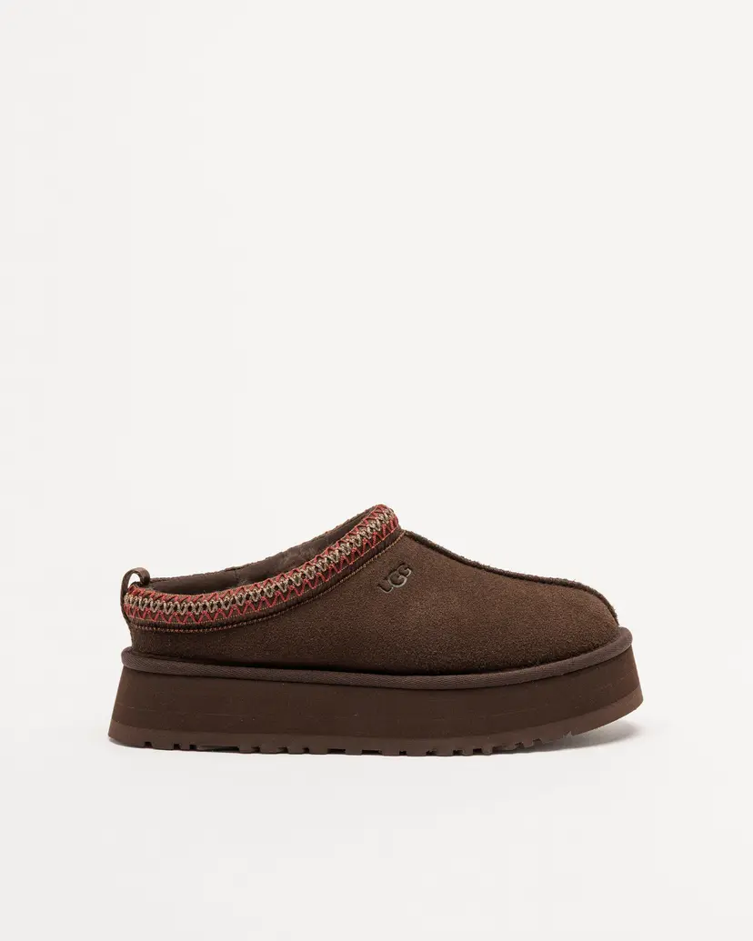UGG Chinelos de plataforma Ugg TazzII Castanho Escuro