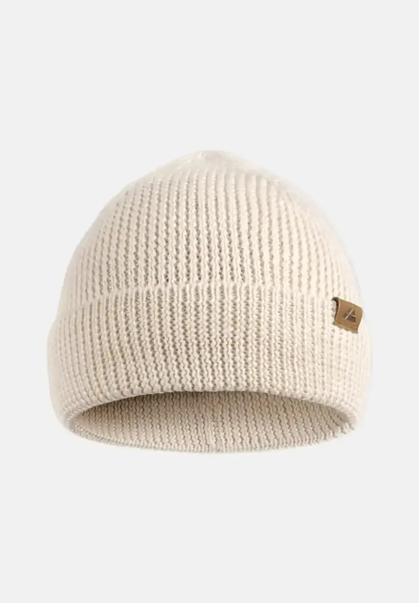 DANISH ENDURANCE MERINO HUE fra DANISH ENDURANCE, Hvid, Blød Merinould og Polyester, Ribbet Kant, Oeko-Tex Certificeret