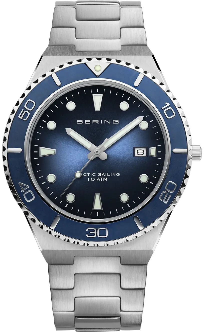 BERING Bering Herreklokke 18940-707 Classic Blå/Stål Ø43 mm