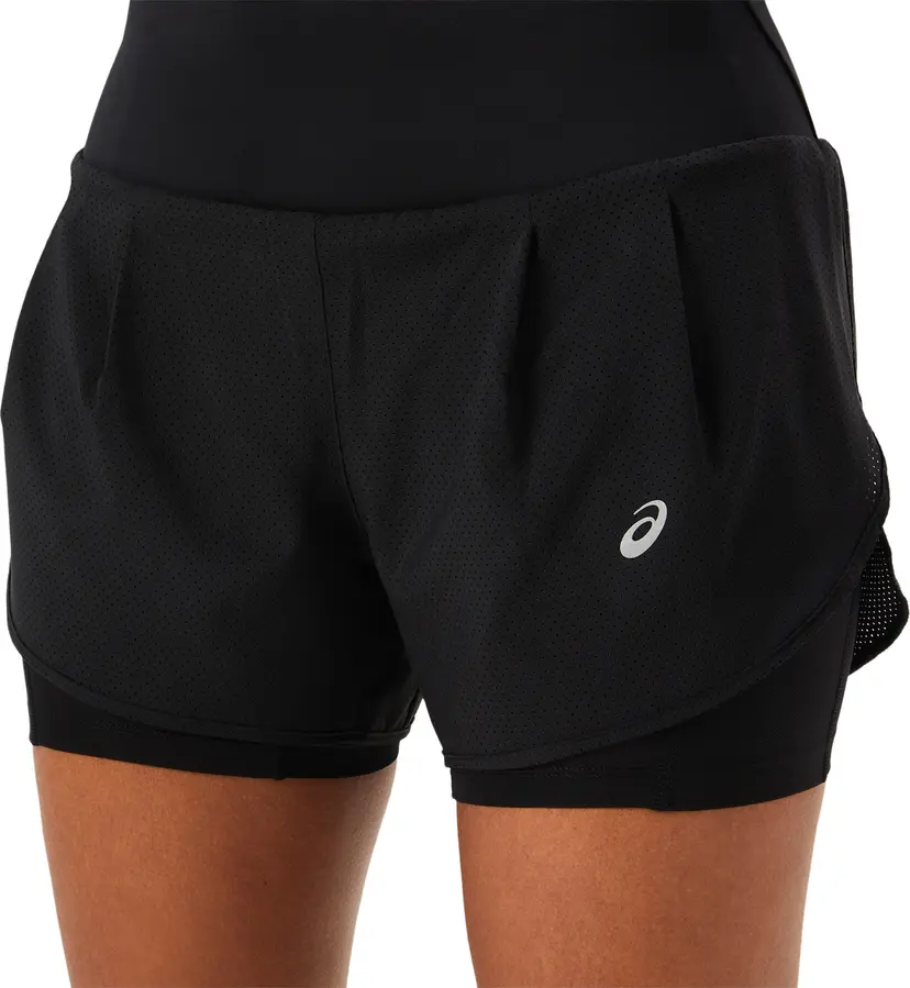 Asics Asics Women's Road 2-N-1 3.5in Short Performance Black/Performance Black