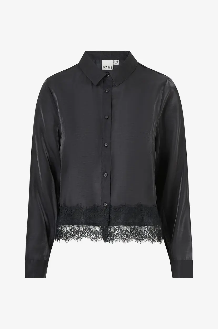 Ichi Bluse ihUzima SH - Svart