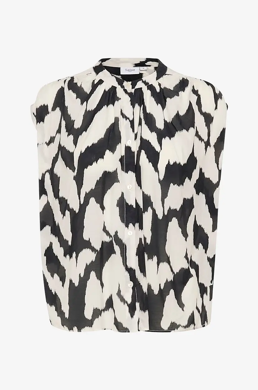 Saint Tropez Bluse KelsieSZ Shirt - Svart
