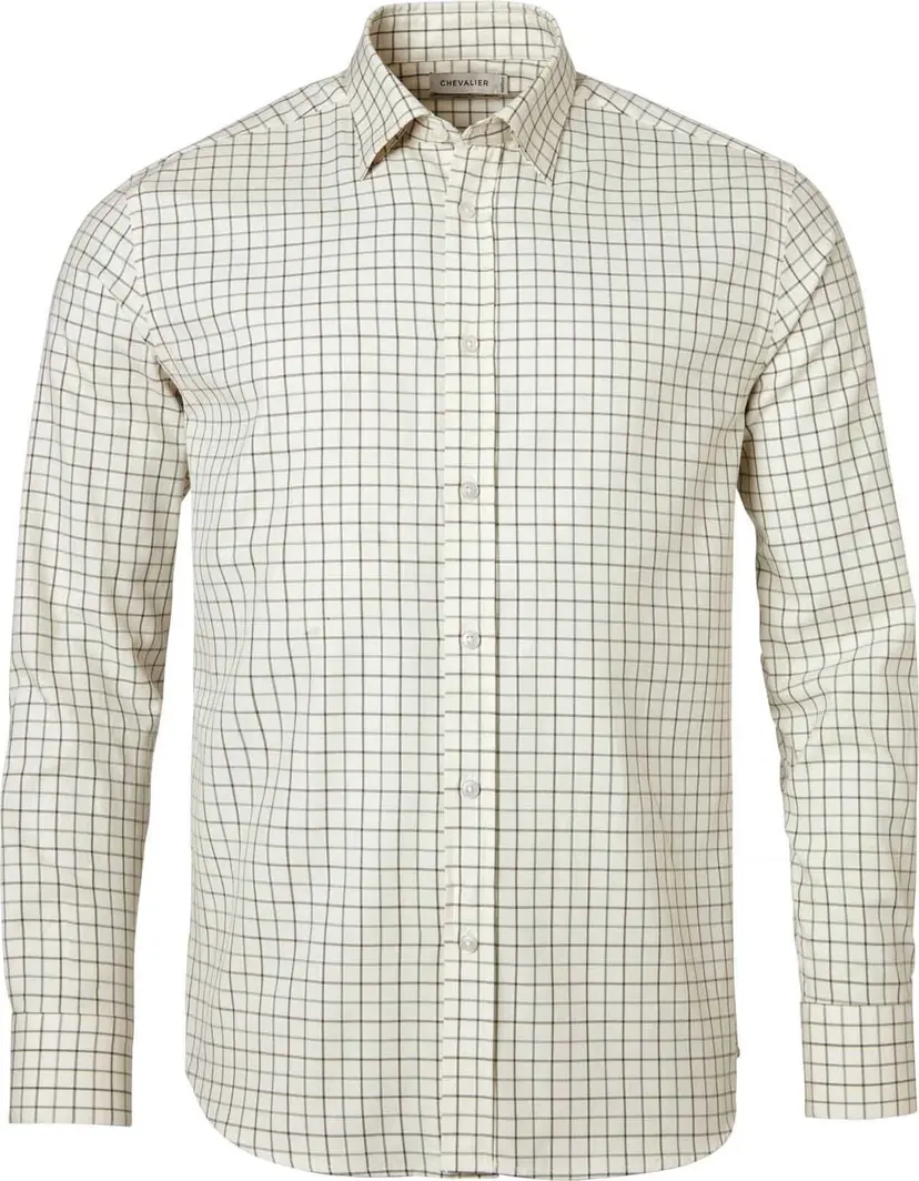 Chevalier Chevalier Men's Luton Shirt Hunter Green Tattersall