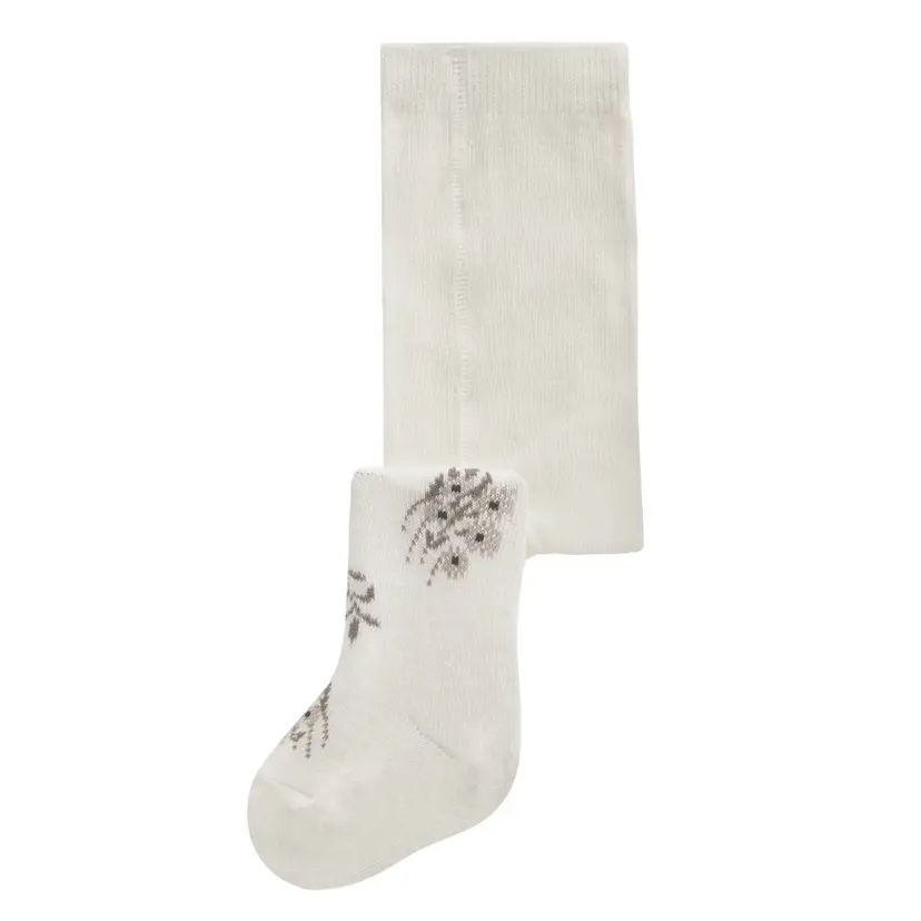 NAME IT Name It - Strømpebukse i Ull/ Bomull Baby Wak Snow White Long Flowers