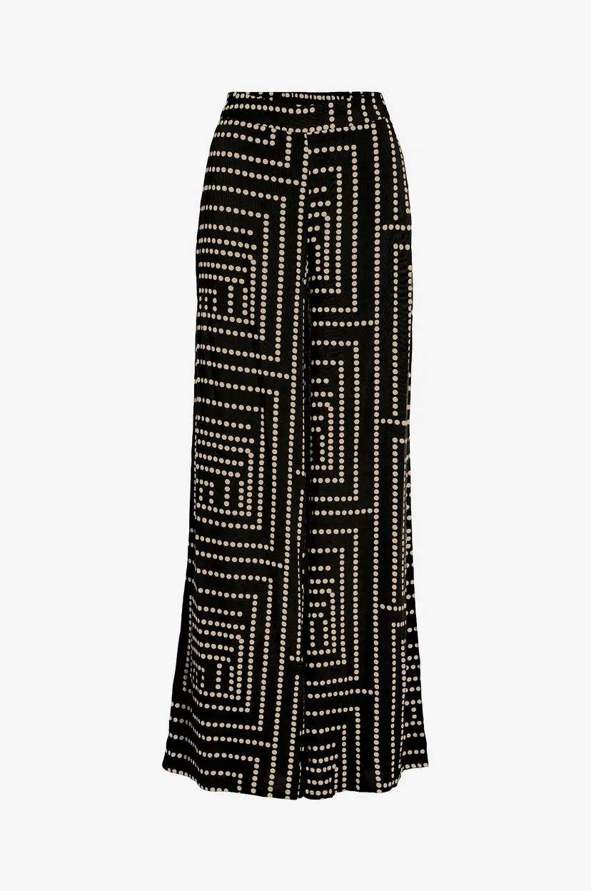 Vila Bukse viFrelli Kleo HW Loose Pants - Svart