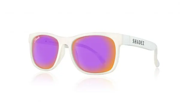 Shadez Shadez Solbriller - VIP Polariz Hvit Lilla