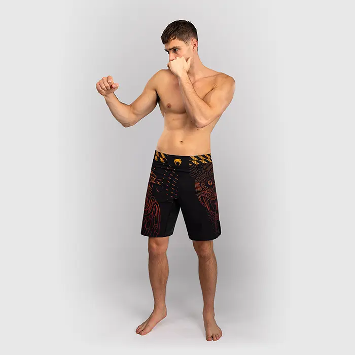 Venum Venum Quetzal Fury Fightshorts Svart Rød Oransje