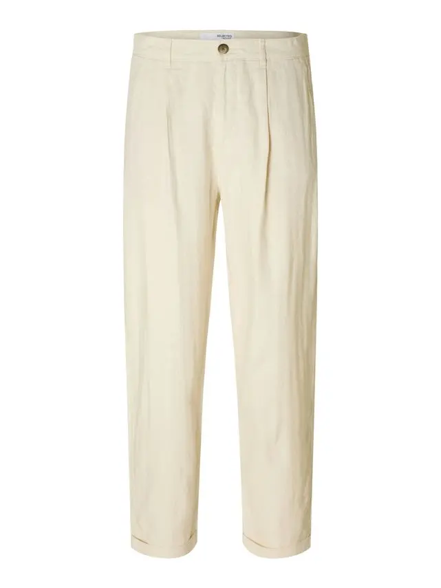 SELECTED SLH180-RELAXED CROP RON SUN PLEAT P