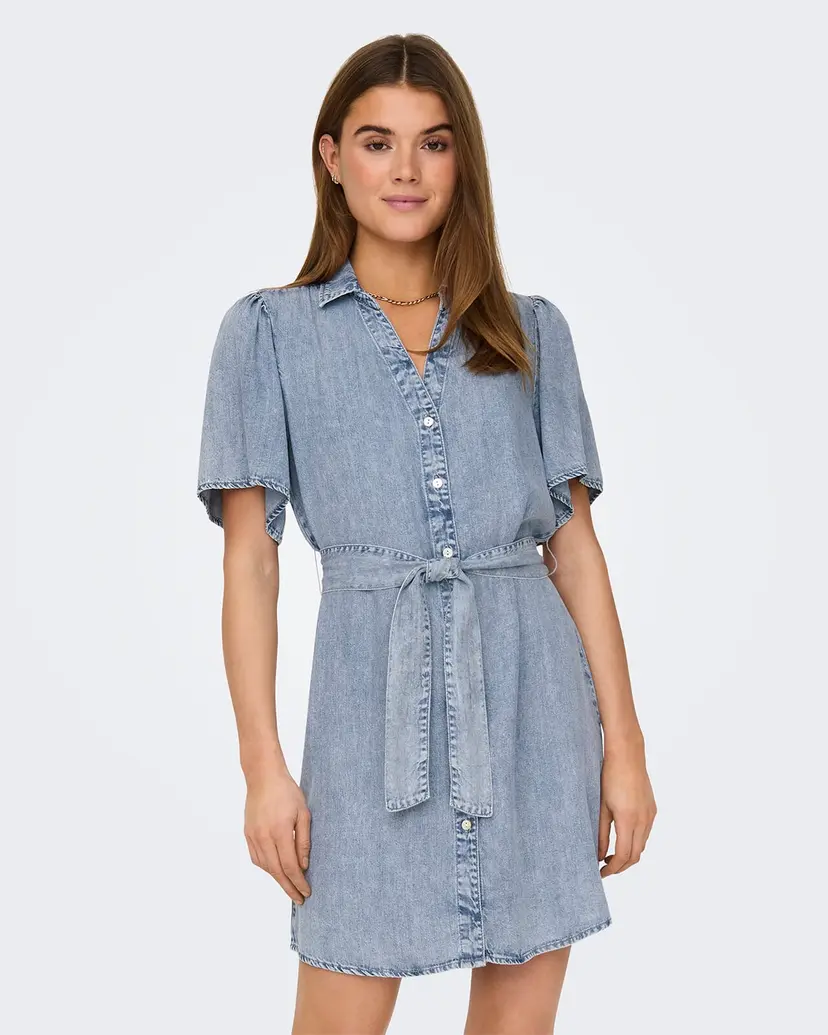 ONLY Denimkjole Helena Belted