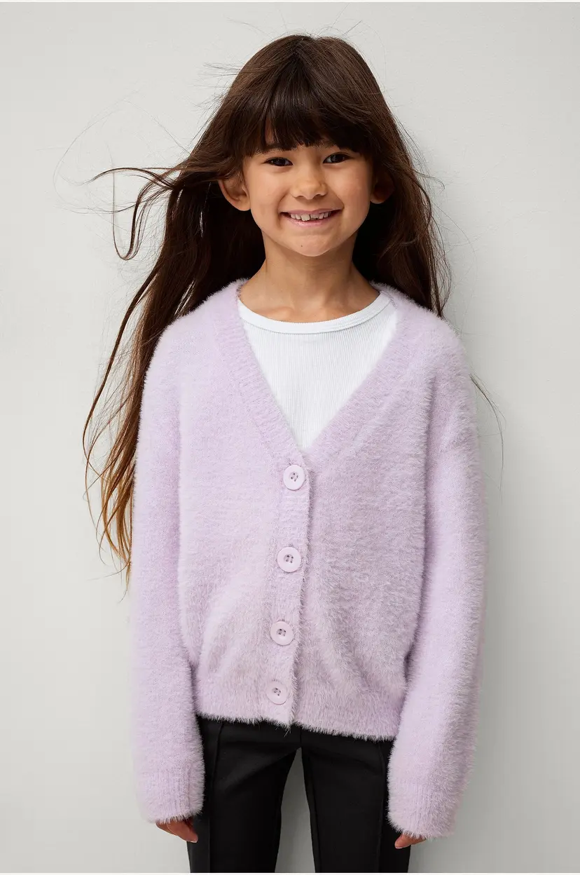 Ellos Collection Kardigan Amelia S Girl - Lilla