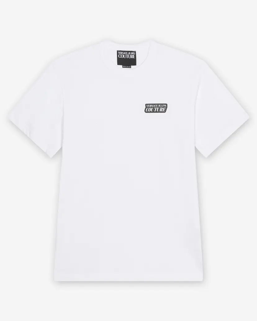 Versace Jeans Couture Versace Jeans Couture R Square Print White T-shirt