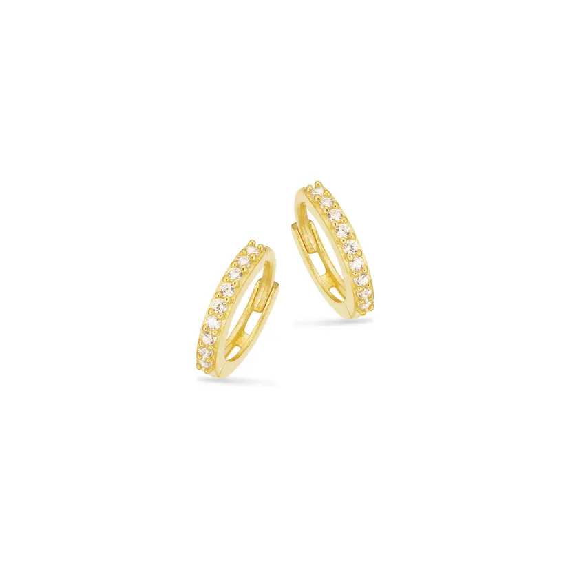 Scrouples Scrouples - Creoler med sten i 8 karat guld - 124093