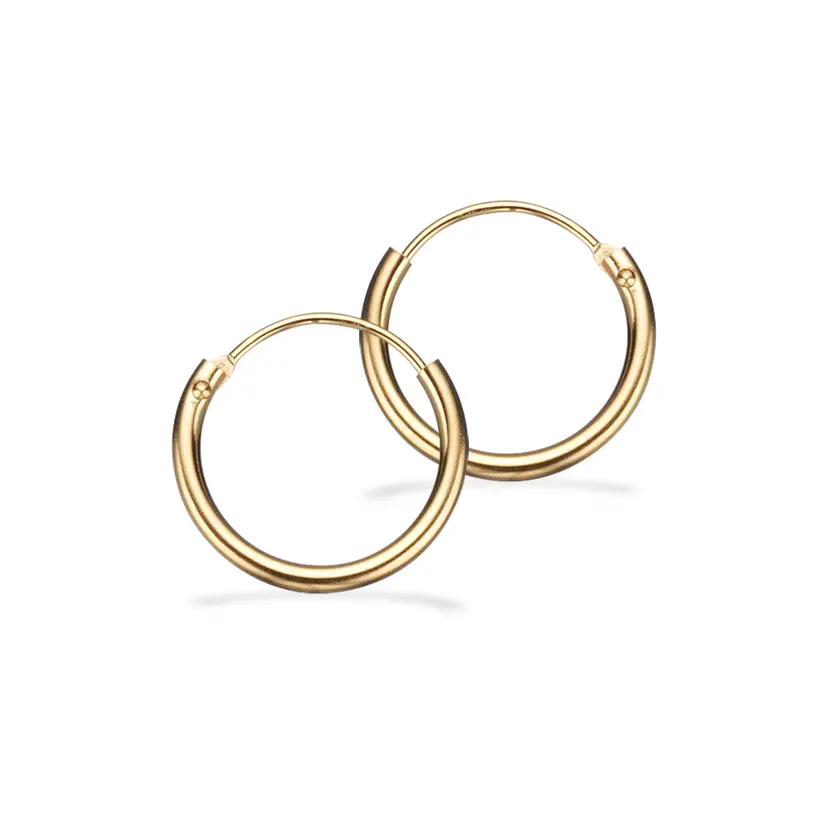 Scrouples Scrouples - Creoler i 8 karat guld, 13 mm - 10123