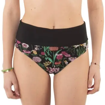 Chantelle Chantelle Flowers High Waist Bikini Brief Svart blomstre Dame