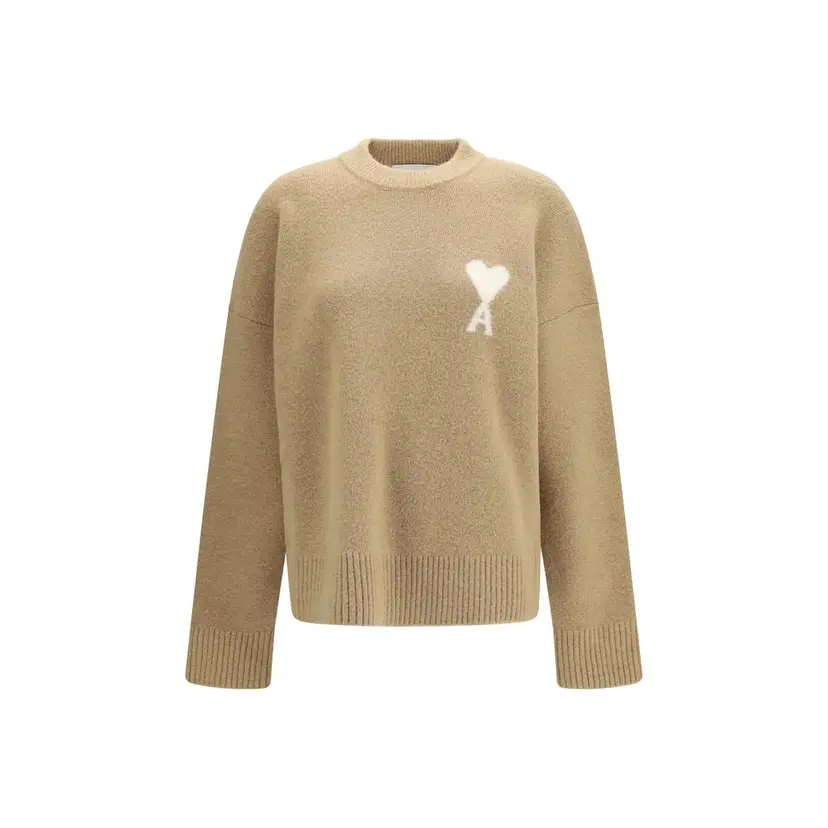Ami Paris Ami Paris Strikkegensere – Beige