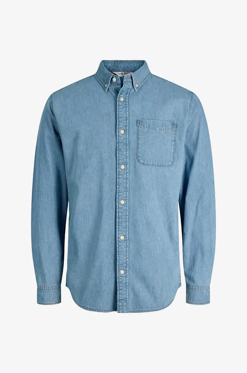 Jack & Jones Denimskjorte jjeBrook jjOxford - Blå