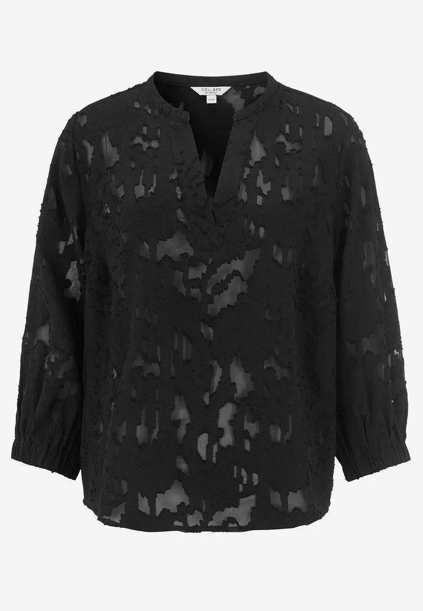 Cellbes of Sweden Jacquardvevd, skir bluse