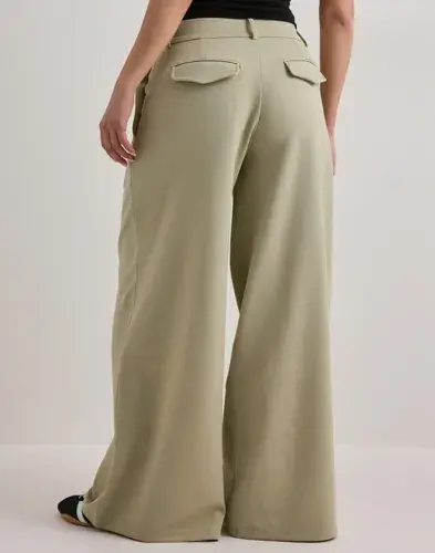 Nelly Nelly - Grønn - Keep It Up Wide Leg Pants