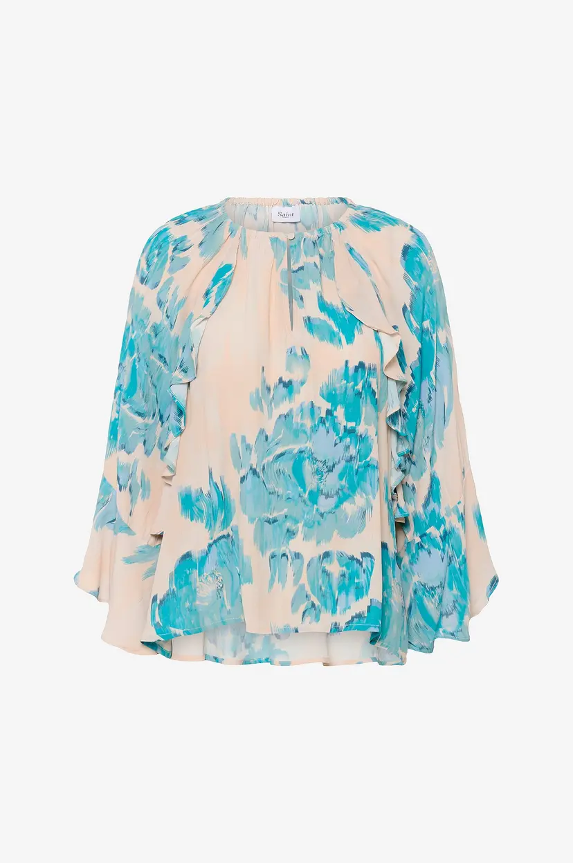 Saint Tropez Bluse PollyanaSZ - Blå