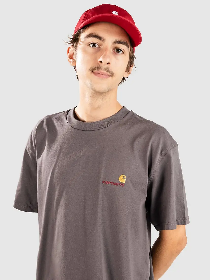 Carhartt Wip Carhartt WIP American Script T-skjorte grå