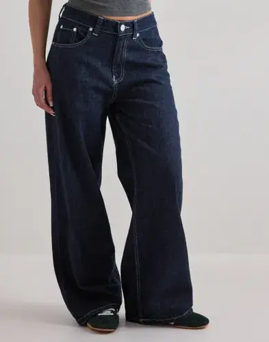 Nelly Nelly - Blå - Baggy Jeans