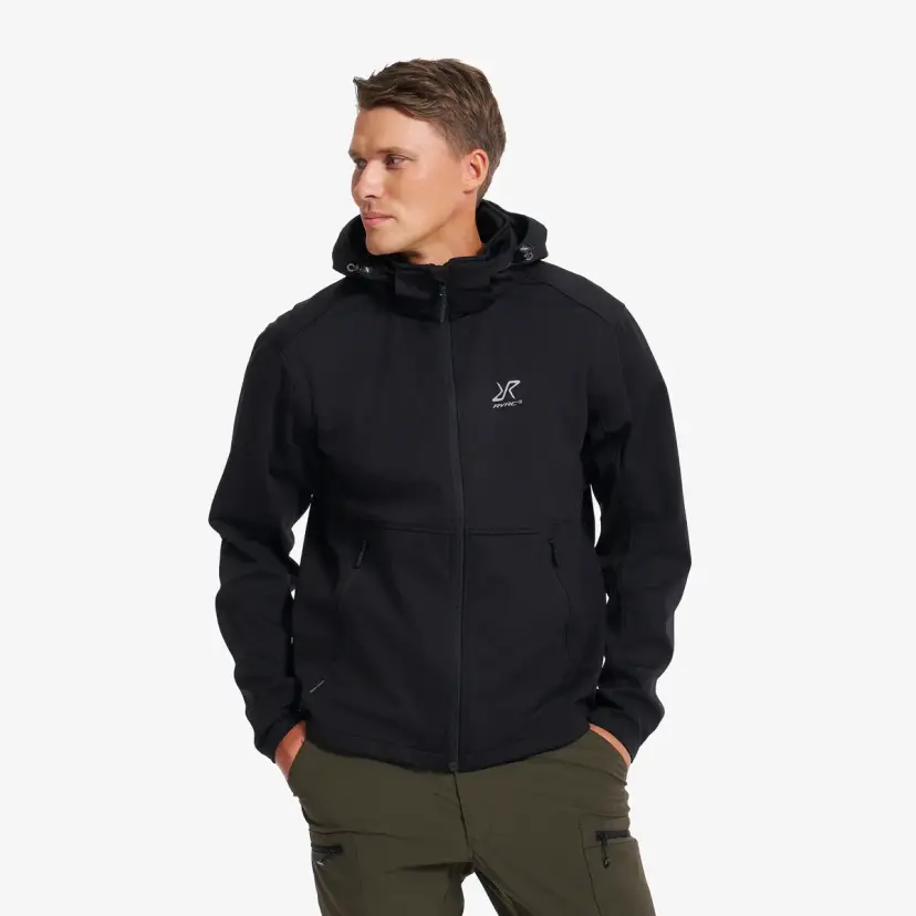 RevolutionRace Responder Softshell Jacket Herre Black