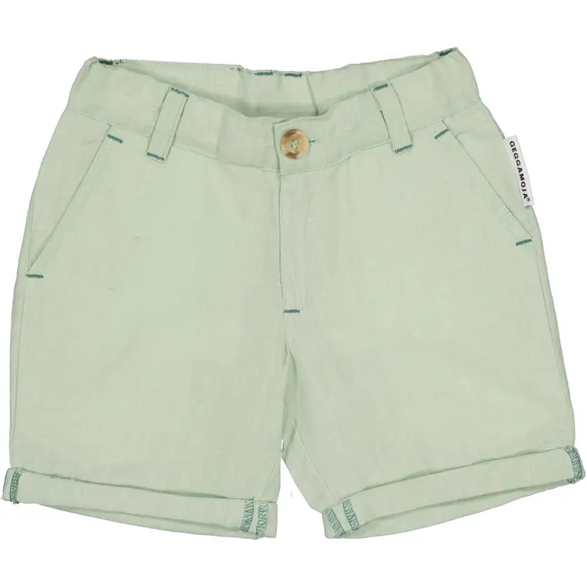 Geggamoja Linneshorts Mint - 134/140