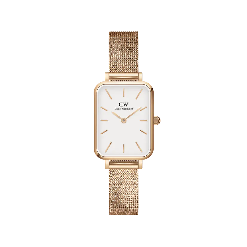 Daniel Wellington Rose Gold 20x26mm Mic Watch Quadro Pressed Melrose | DW