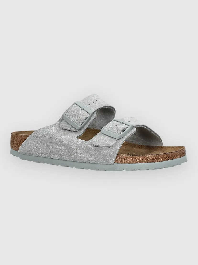 Birkenstock Birkenstock Arizona Suede Leather Sandaler blå