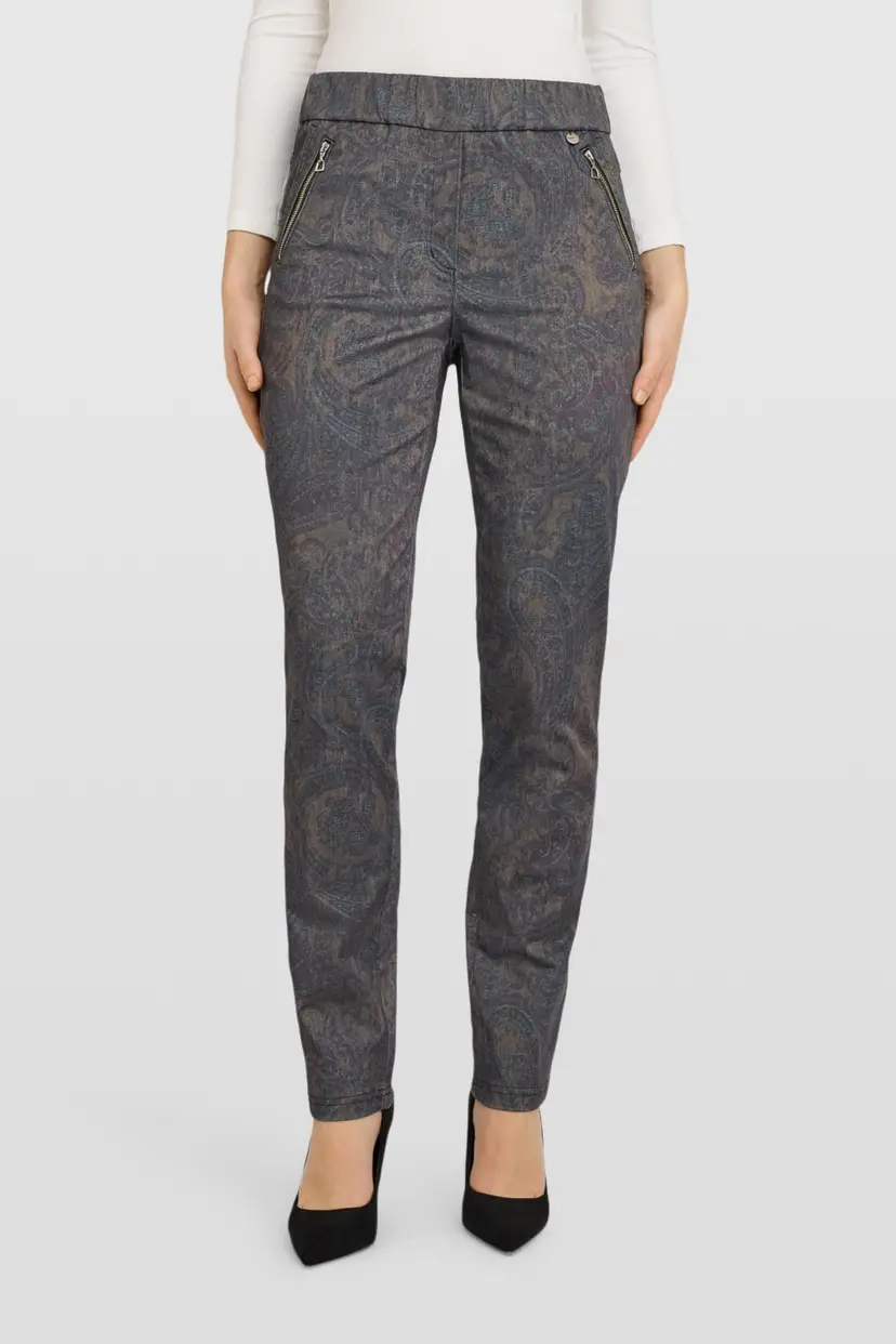Robell ROBELL NENA TROUSERS DARK OLIVE
