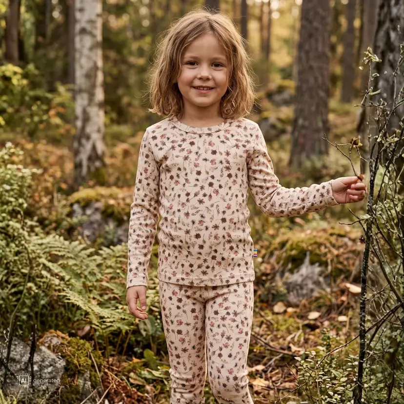 Joha Joha - Ulltrøye Flora - Rosa Natur