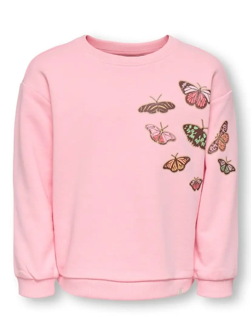 Only Kids Only Kids Butterfly Skjorte Box Fit Tickled Pink Butterfly (116 / 6 år)