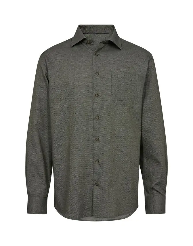 Black Blue Shirt l/s regular fit
