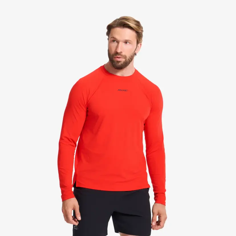 RevolutionRace Pulse Running Long-sleeved T-shirt Herre Fiery Red