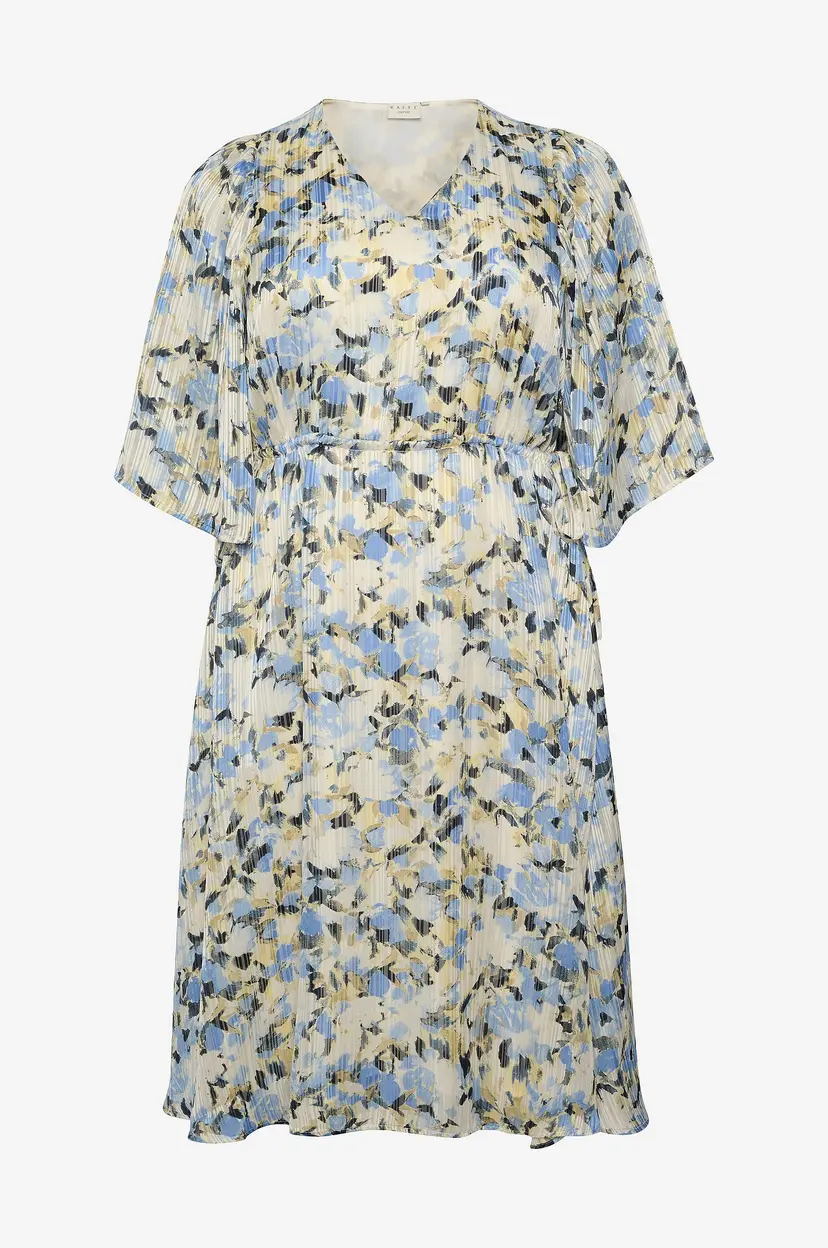 KAFFE Curve Kjole kcElana Dress - Blå