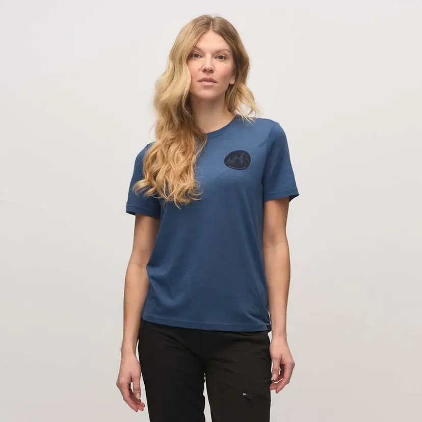 Skogstad Skogstad Fagernut ullplagg dame, Denim Blue