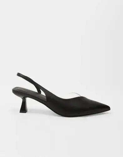 Nelly Nelly - Svart - Side Cut Slingback