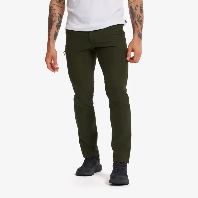 RevolutionRace Surround Stretch Pants Herre Rosin Green