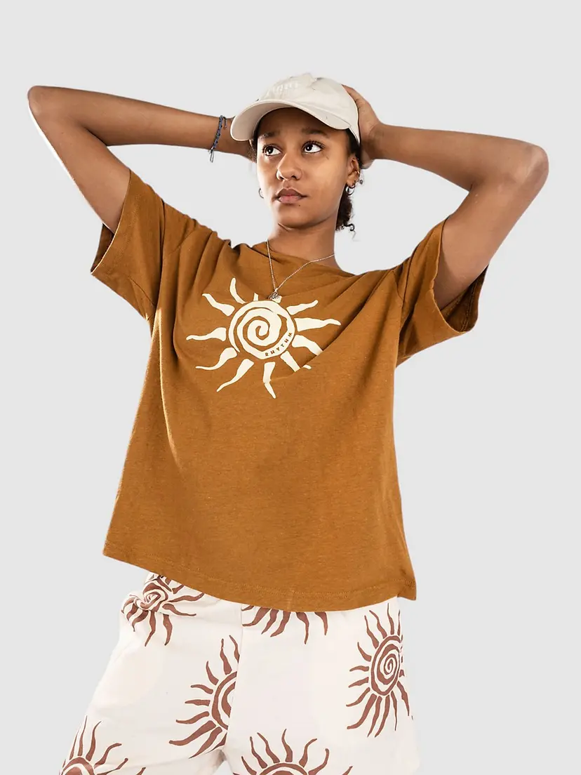 Rhythm Rhythm Seafarer Overs T-skjorte brun
